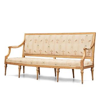 35. A Gustavian late 18th century sofa.