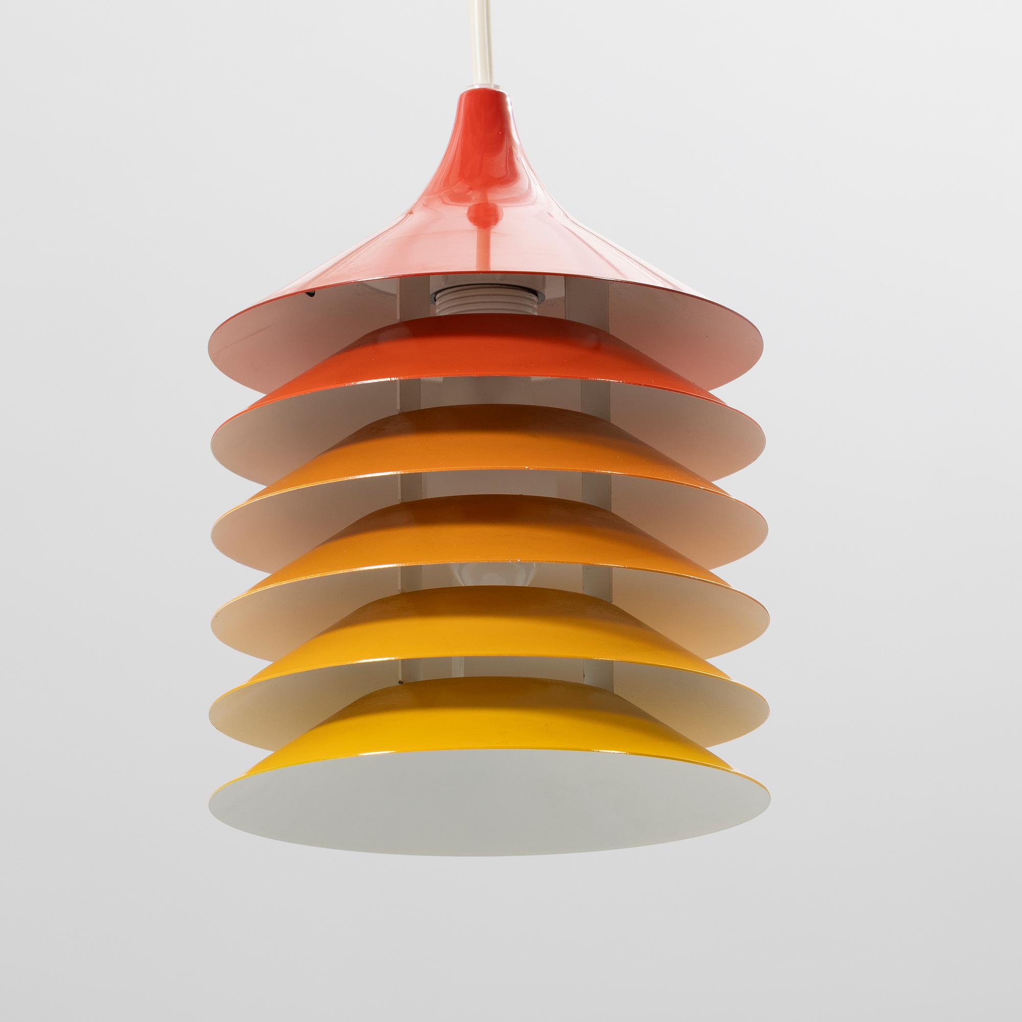 Bent Boysen, taklampa, "Duett", Ikea, 1970-tal.