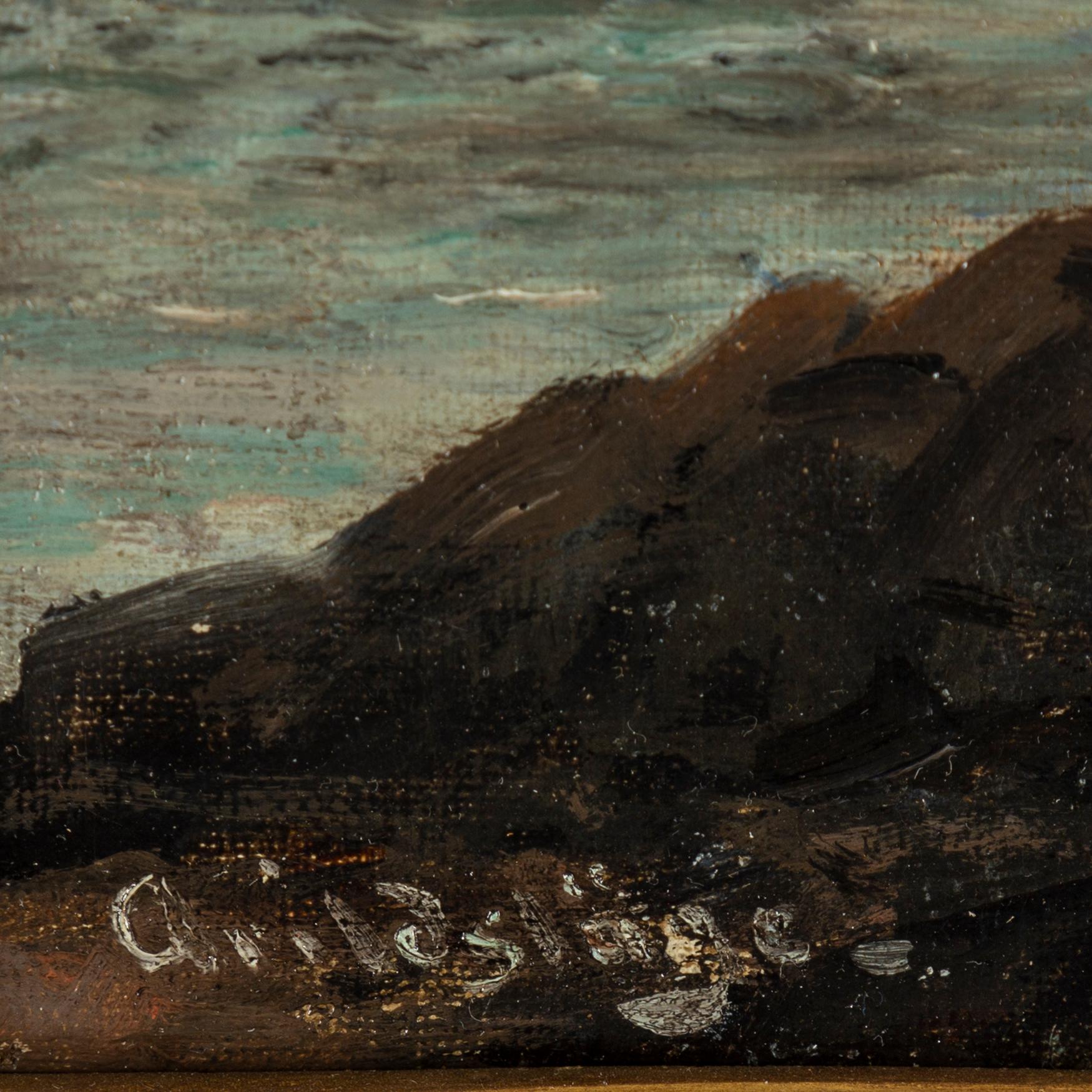 Johan Ericson, oil och canvas, laid on paper panel, signed and dated 1878.