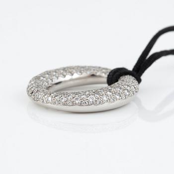 An Elsa Peretti for Tiffany & co, "Sevillana" brilliant-cut diamond pendant.
