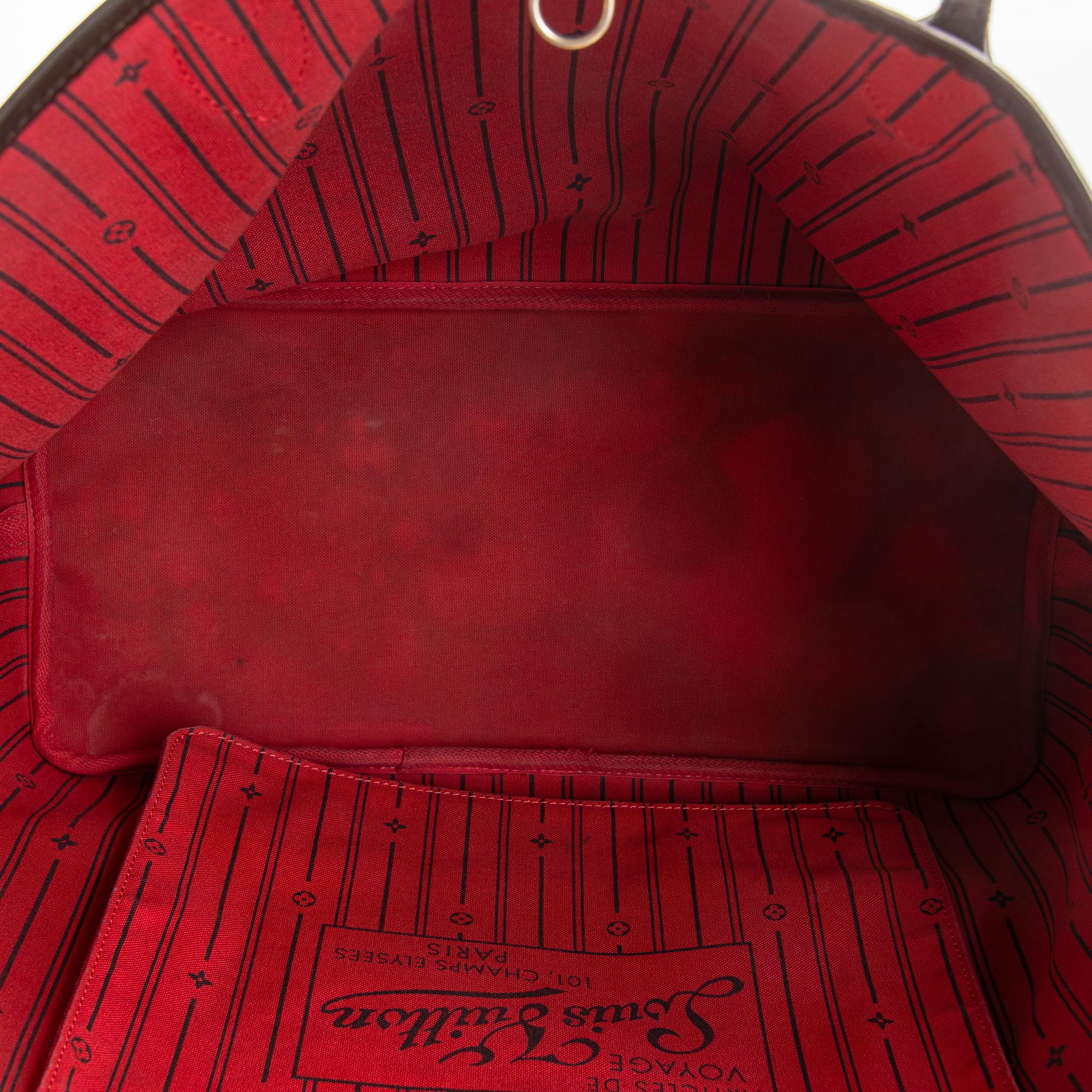 Louis Vuitton, A Damier Ebene 'Neverfull GM' Bag.