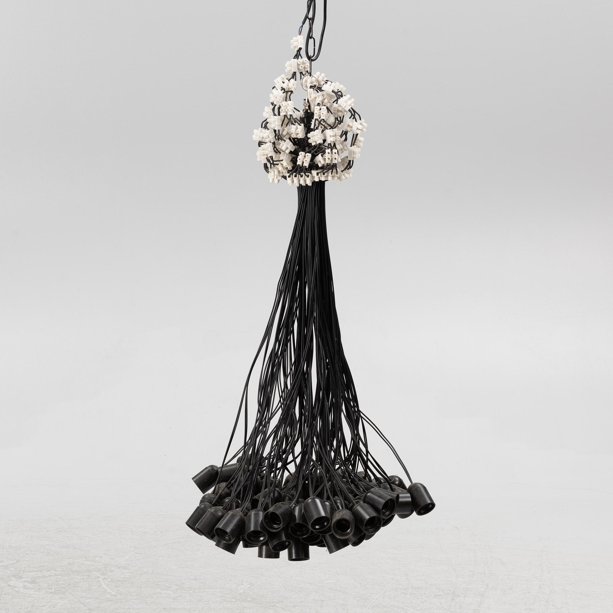 Rody Graumans, taklampa, "85 lamps", Droog Design, Holland, efter 1993, proveniens Lasse Åberg.