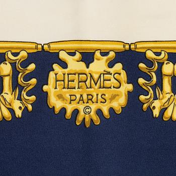 Hermès, scarf, "Les Cavaliers d'Or".