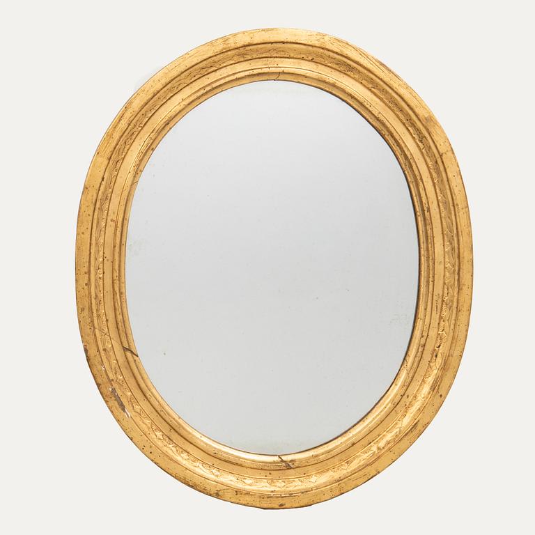 Mirror/Frame Gustavian period early 19th century.