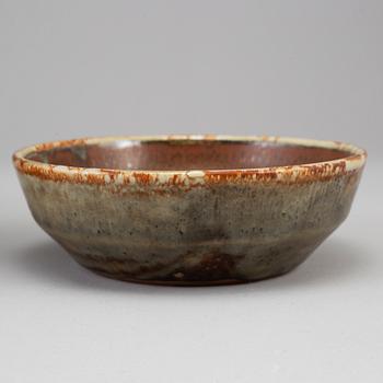 CARL-HARRY STÅLHANE, two unique stoneware bowls, Rörstrand, signed and dated -59 & 60.