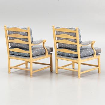 Carl Michael Björnskär, a pair of chairs, late 20th Century.