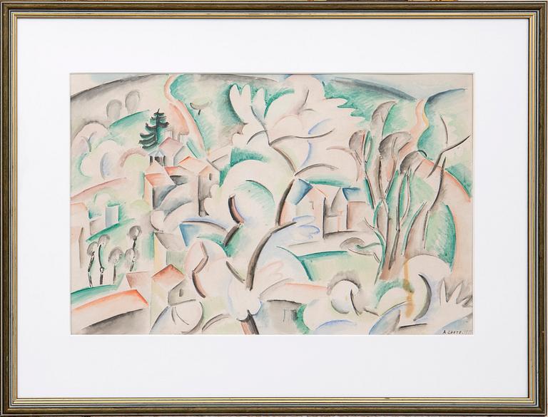 André Lhote, "Village aux arbres en fleurs".