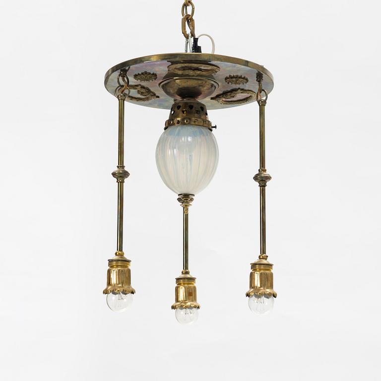 Taklampa, jugend, tidigt 1900-tal.