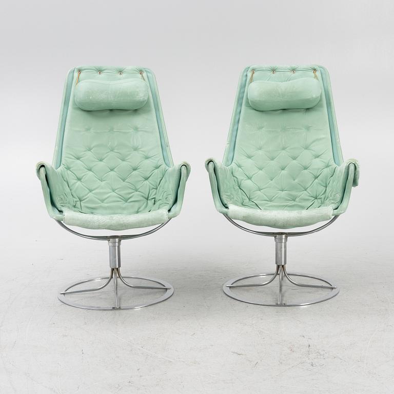 Bruno Mathsson, fåtöljer, ett par, "Jetson", Dux, 1900-talets slut.