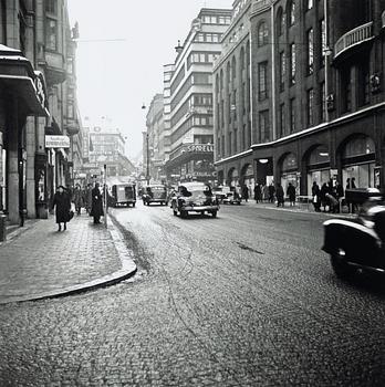 Åke Lange,  "Hamngatan 1930/40-tal".