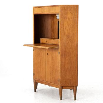 Corner cabinet/desk, mid-20th century.