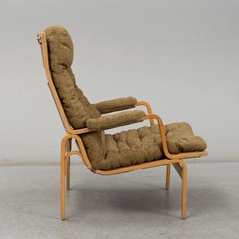 A pair of 'Ingrid' easy chairs by Bruno Mathsson, Dux. Second half of the 20th century.