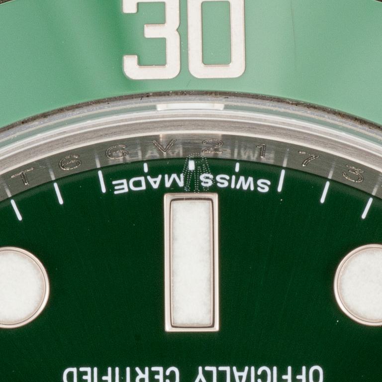 Rolex, Oyster Perpetual Date, Submariner, "Hulk", wristwatch, 40 mm.