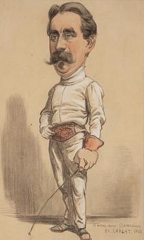 Etienne Carjat, Fäktningsmästare (Charles-Hippolyte Gatechair).