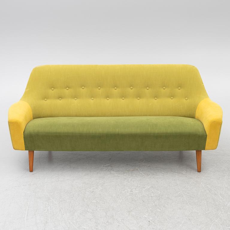 A Swedish sofa and chair, mid 20th century.
