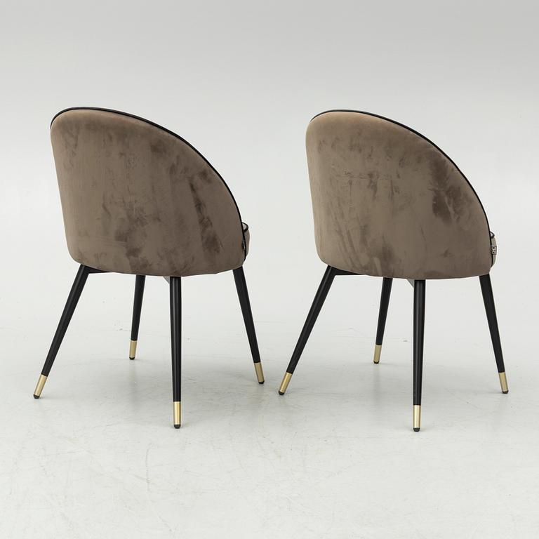 Six 'Cooper' chairs, Eichholtz, contemporary.