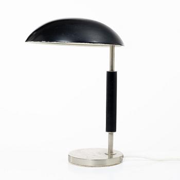 Harald Notini, bordslampa, modell 15091 A, Arvid Böhlmarks Lampfabrik, Stockholm, 1930-tal.