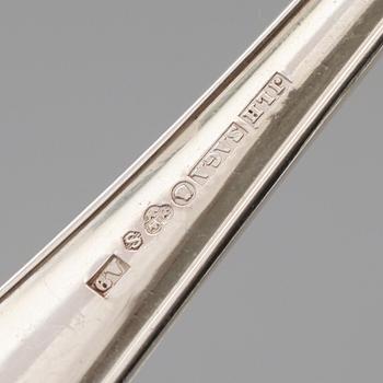 BESTICK,  69 delar, silver, "Saga", 1940/50-tal. Vikt ca 2600 gram.