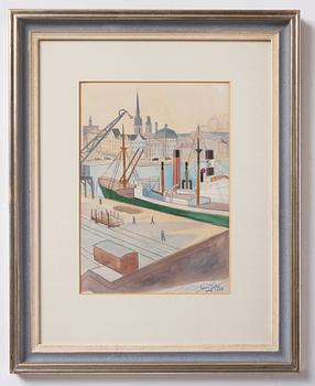 Einar Jolin, View over Stockholm.