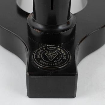A microscope with accessories, Bausch & Lomb Optical Co. Rochester N.Y, early 20th Century.