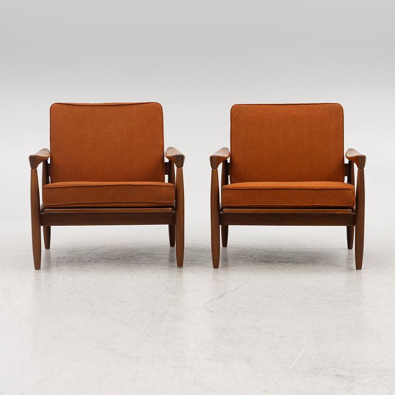 Erik Wørts, a pair of 'Kolding' easy chairs, Ikea, 1960s.