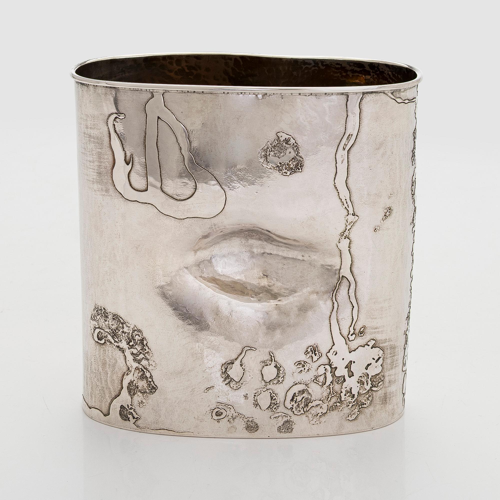 Olle Ohlsson, Vas, sterling silver, Stockholm 1978.