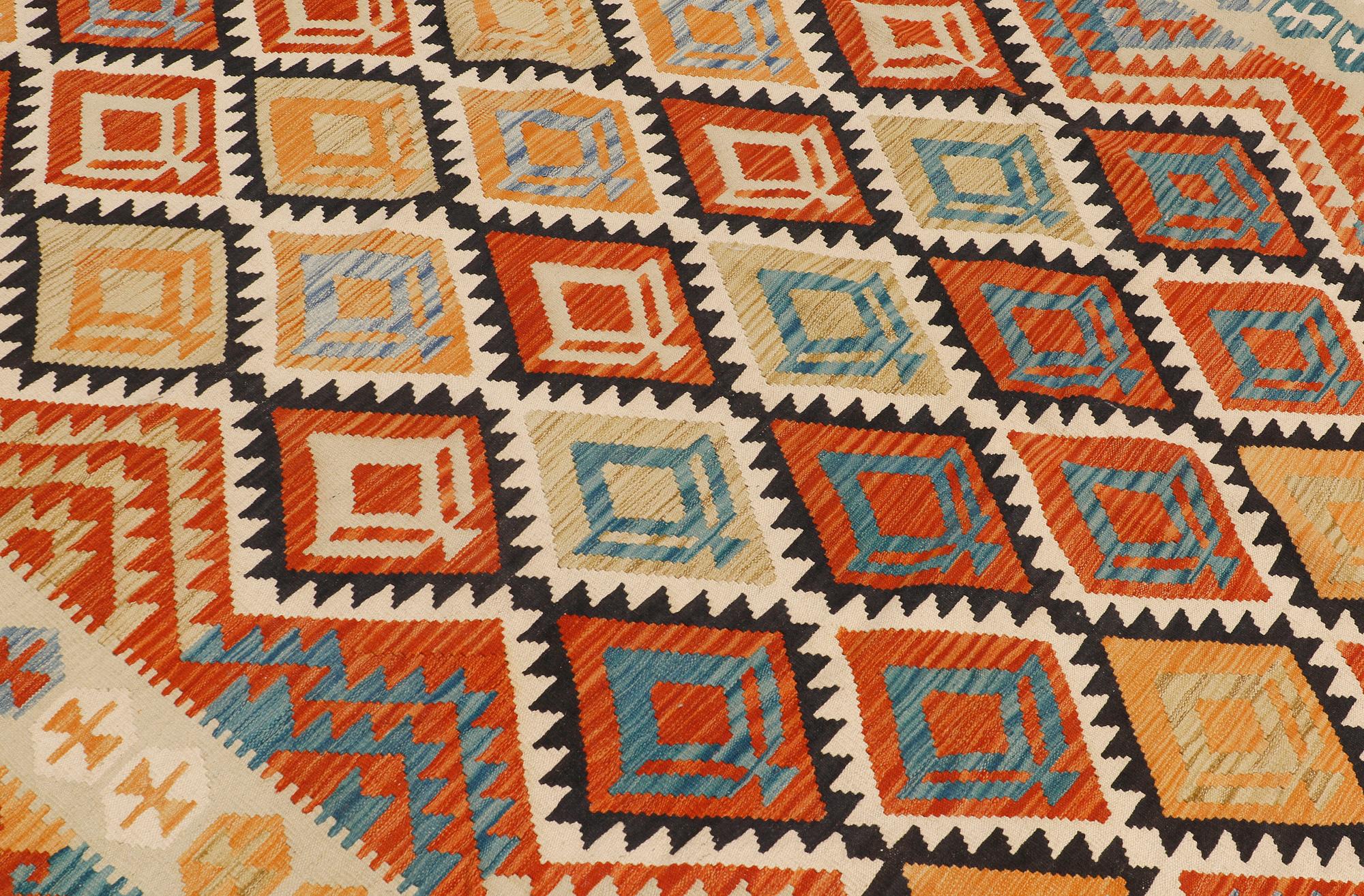 A carpet, kilim, ca 304 x 210 cm.