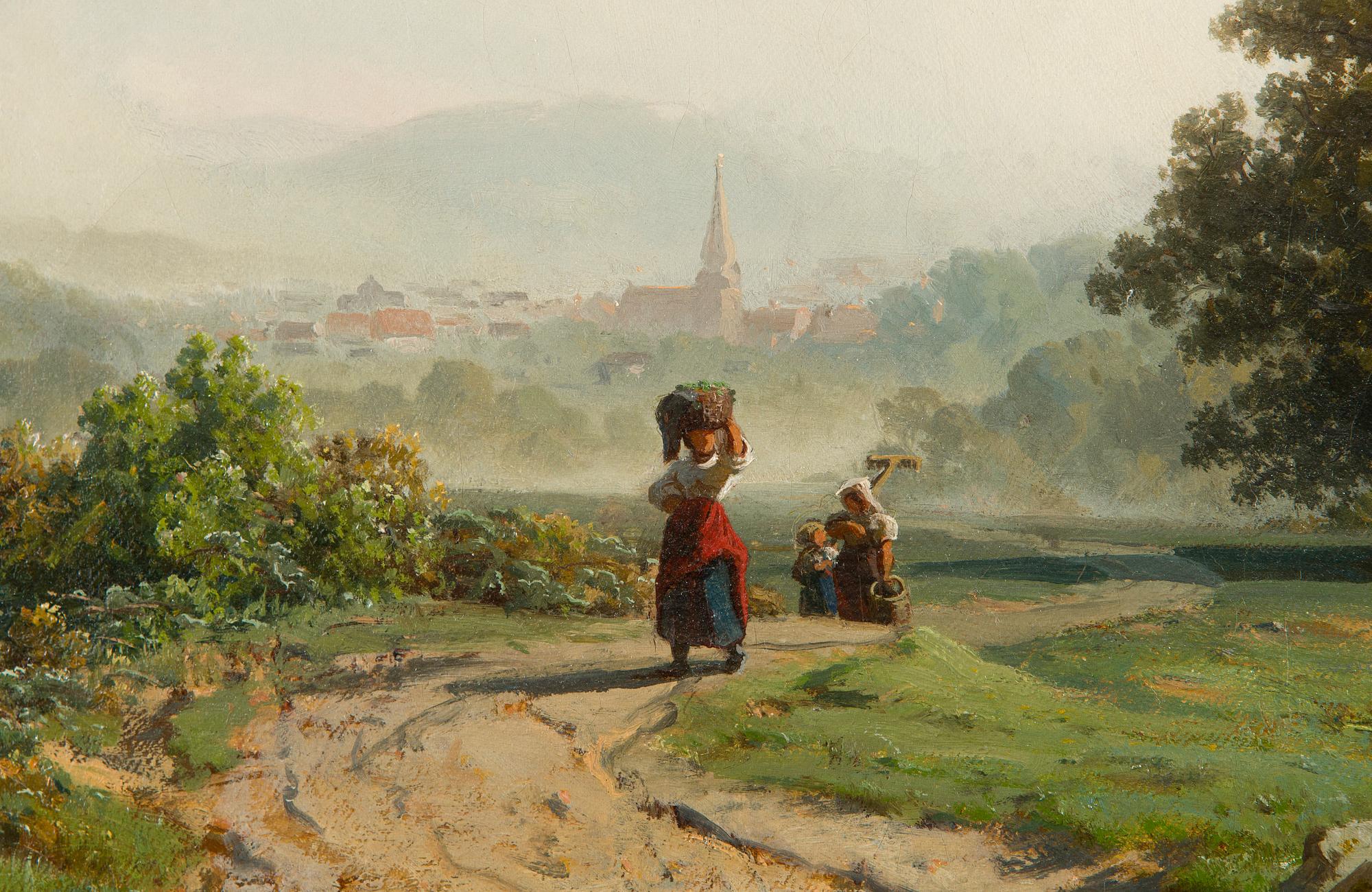 Werner Holmberg, Landscape from Germany.