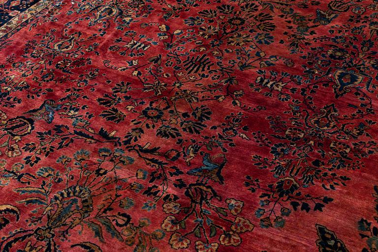 Matta, antik Sarouk, s.k. "amerikansk", västra Persien. 509 x 327 cm.