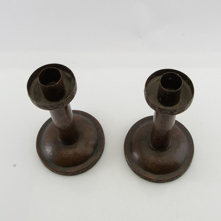 Candelabra, a pair, Art Nouveau, early 20th century.