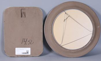 SPEGEL samt PLAKET, Mari Simmulson, Uppsala Ekeby.