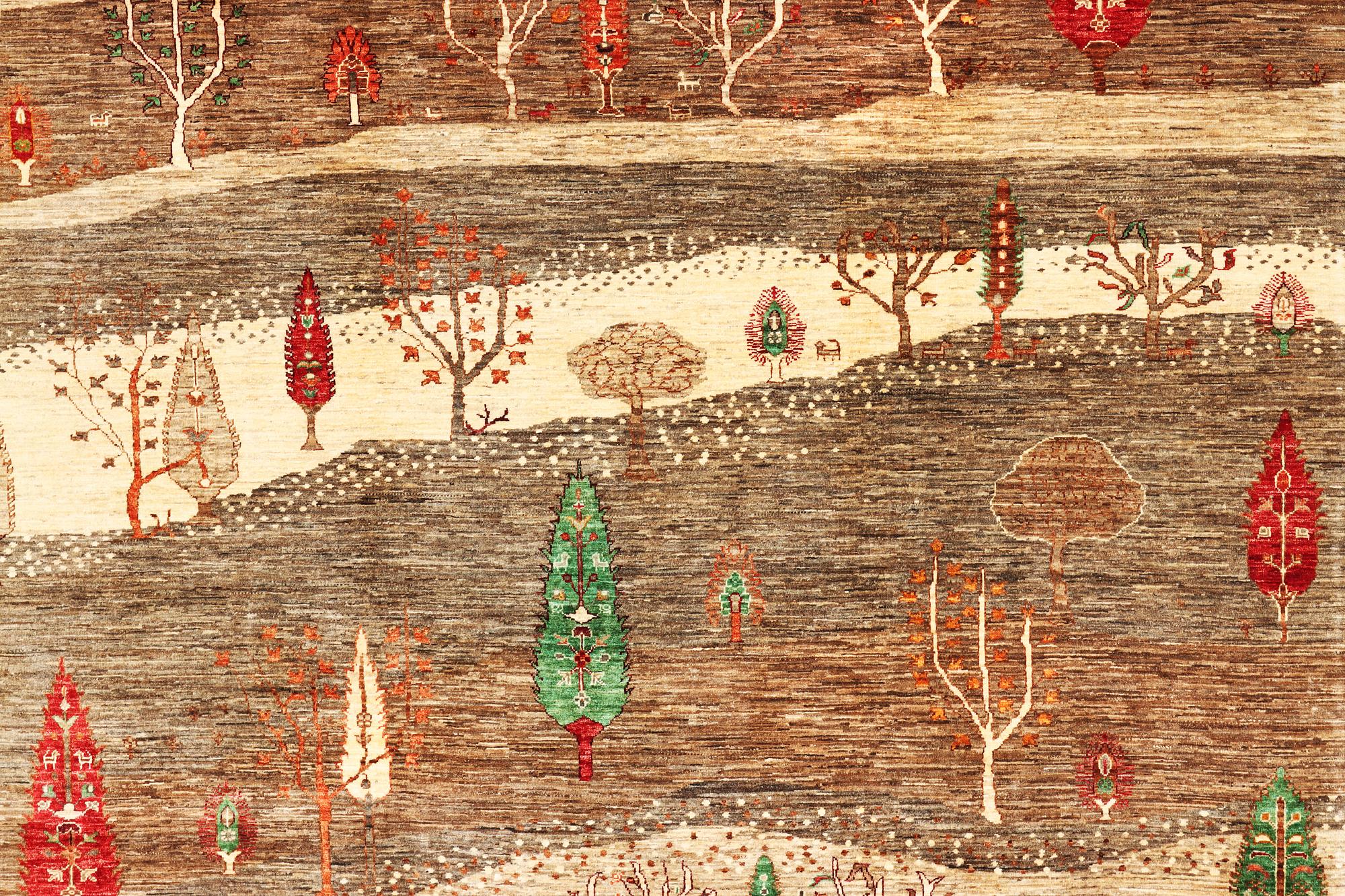 A Khorjin carpet, c. 306 x 258 cm.