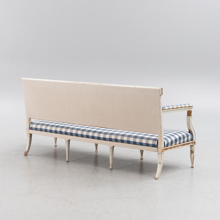 Sofa, Gustavian, late 18th century.