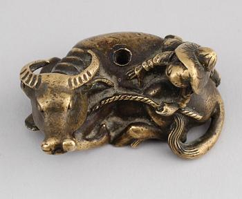 SKULPTUR/VIKT, brons, Kina, 1800-tal.