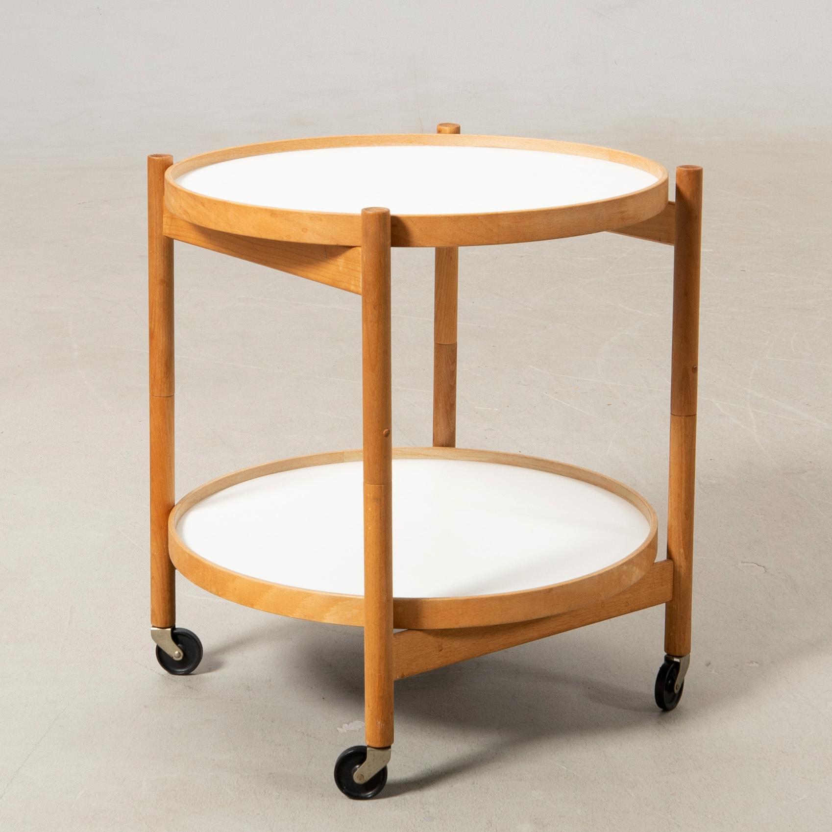 Hans Bølling, brick table "Bølling tray table" for Brdr. Krüger, 21st century.
