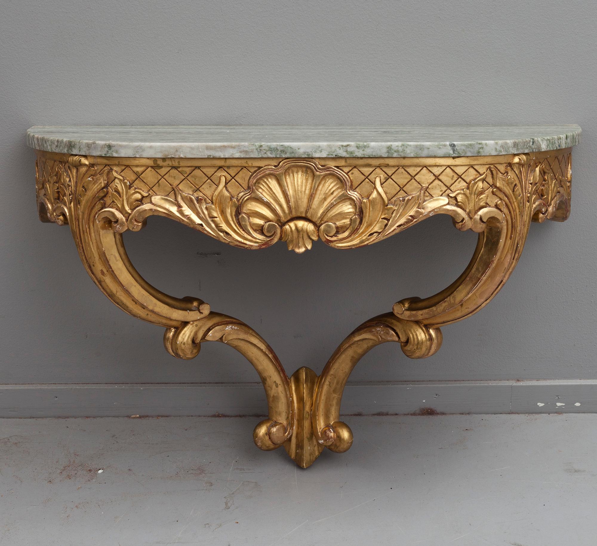 KONSOLBORD, rokokostil, 1900-tal.