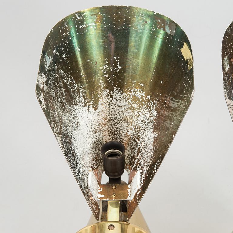 Paavo Tynell, a pair of  mid-20th century  wall lights for Taito. Made to order.