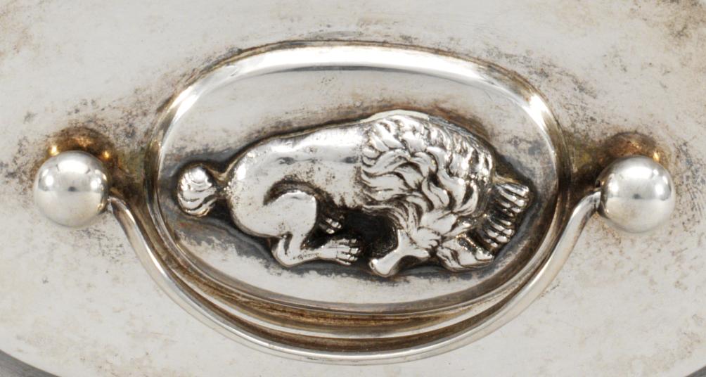SOCKERSKRIN, silver. J.N.Palm, Visby 1892.