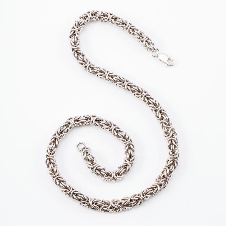COLLIER, sterlingsilver, 1900-talets andra hälft. Vikt ca 137 gram.