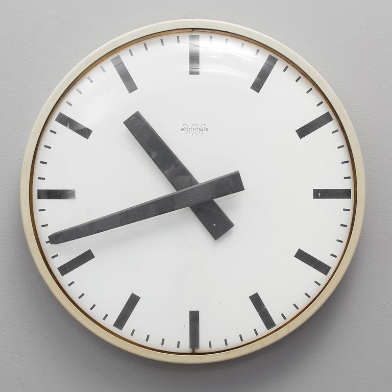 A second half of the 20th century wall clock by Westerstrand.