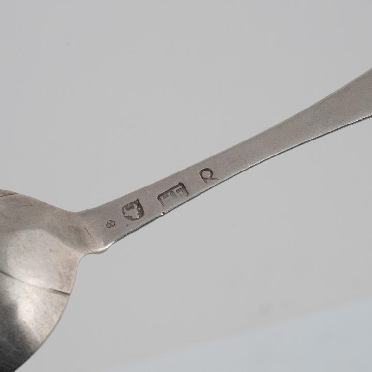 Tablespoons, 6 pcs, silver, Sweden, 1775-80.