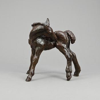 SKULPTUR, patinerad brons, Just Andersen, Danmark.
