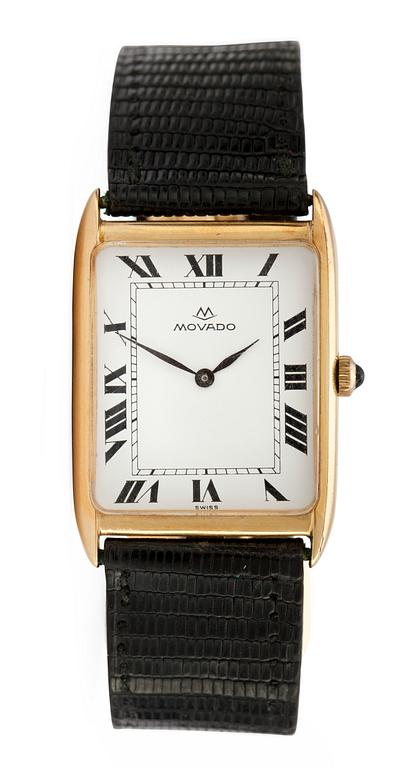 MOVADO, manuell, guld, ca 1990-tal.