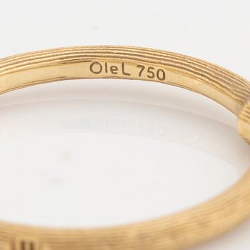 Ole Lynggard ring "Nature" nr 2 18K guld.