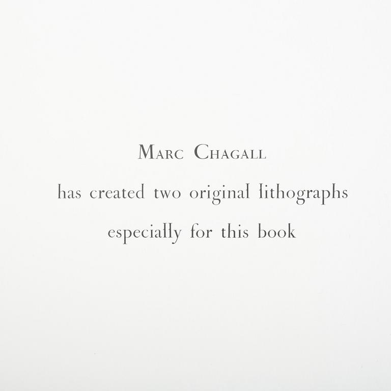 BOK, "Vitraux Pour Jéruslem", Marc Chagall, Utgiven av Andre Sauret, Monaco 1962.