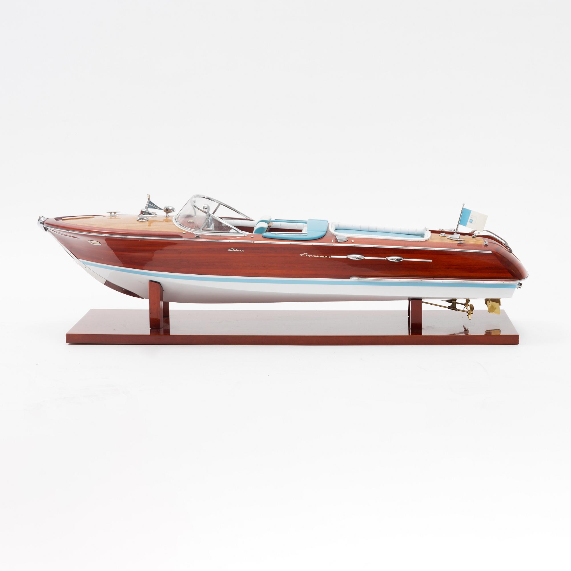 A mahogany model of 'Riva Aquarama Special', 2000's.