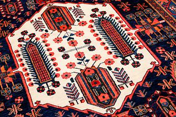 A north west persian rug, 218 x 159 cm.