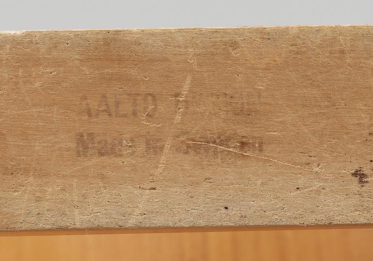 An Alvar Aalto birch armchair by O.y Huonekalu-ja Rakennustyötehdas A.B,