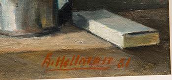 ÅKE HELLMAN, olja på duk, signerad och daterad 81.