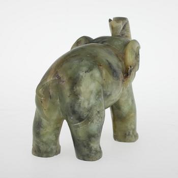 ELEFANT, soapstone, Kina 1900-tal.